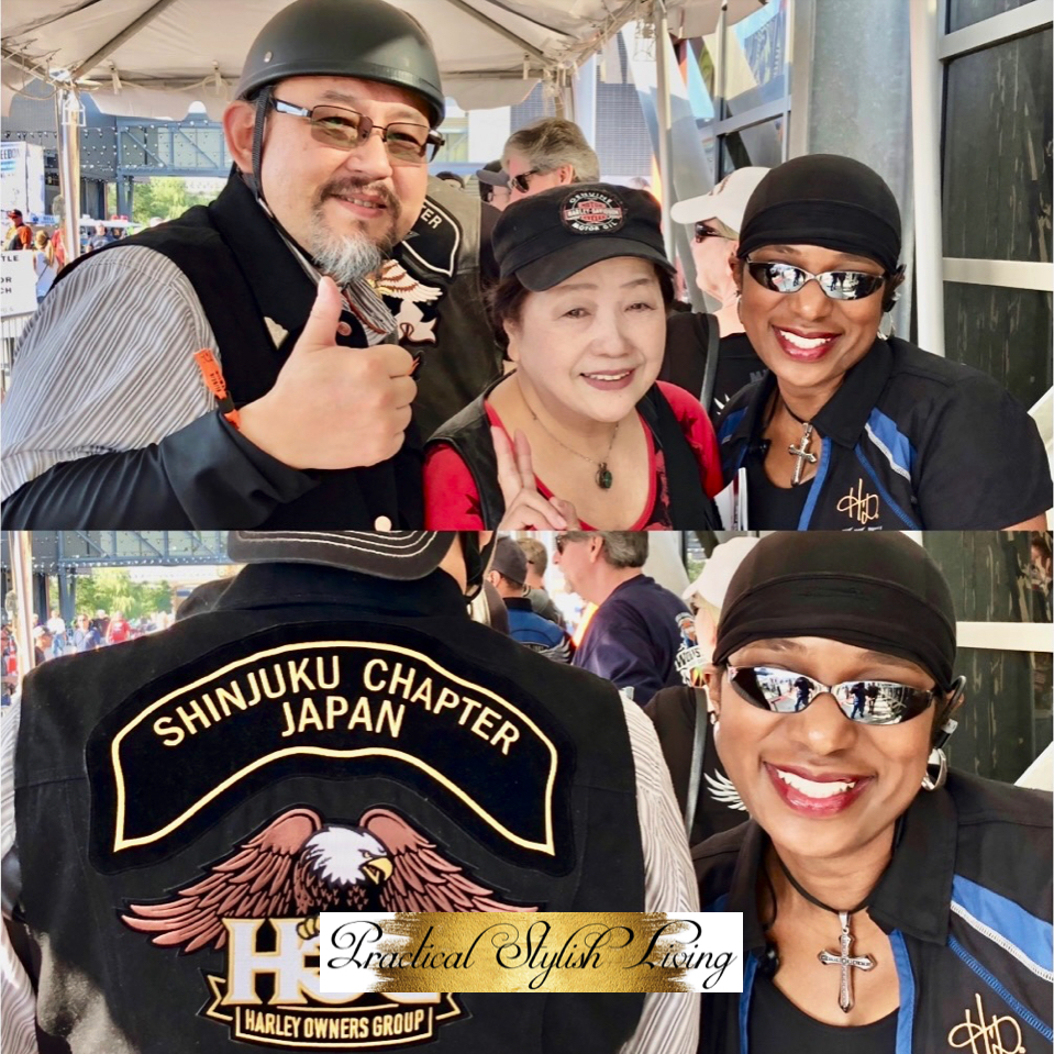 Fun things to do in Milwaukee, Wisconsin Meeting HOG motorcycle riders standing in line outside the museum shop in Milwaukee, Wisconsin